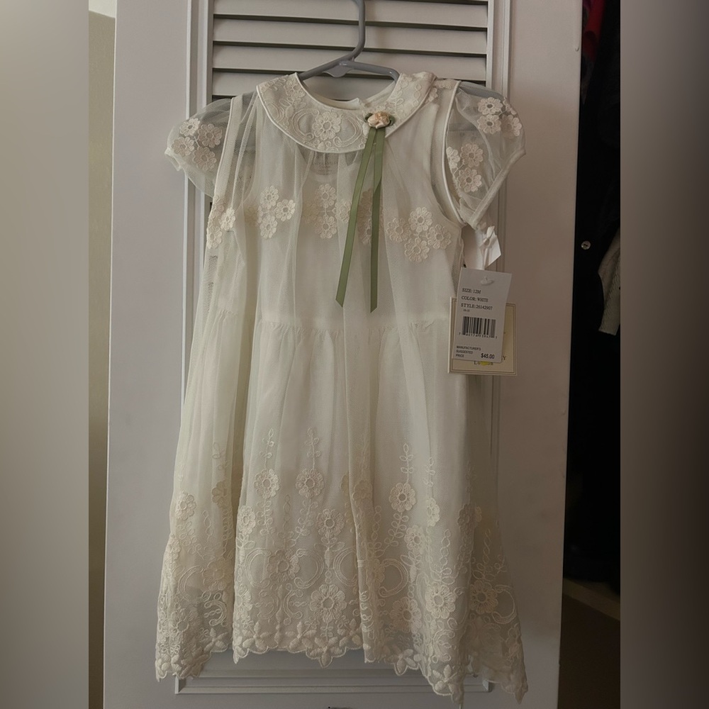 Laura Ashely size 12 months dress